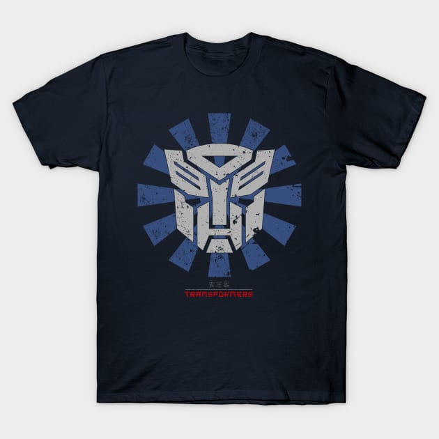 Transformers Retro Japanese T-Shirt by Nova5